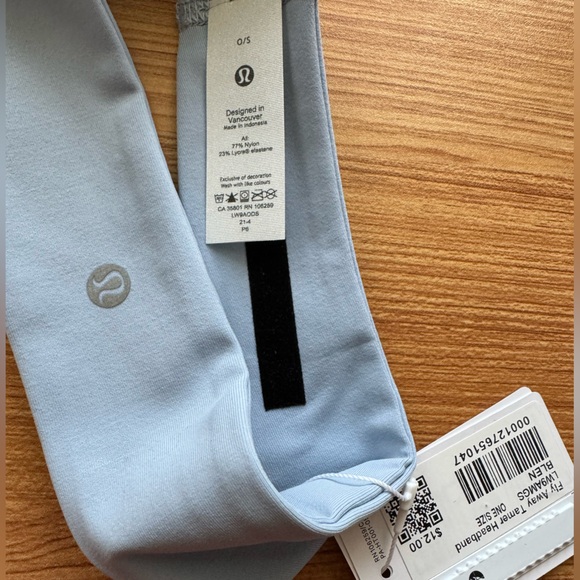 Lululemon Fly Away Tamer Headband in Baby Blue - Picture 8 of 9